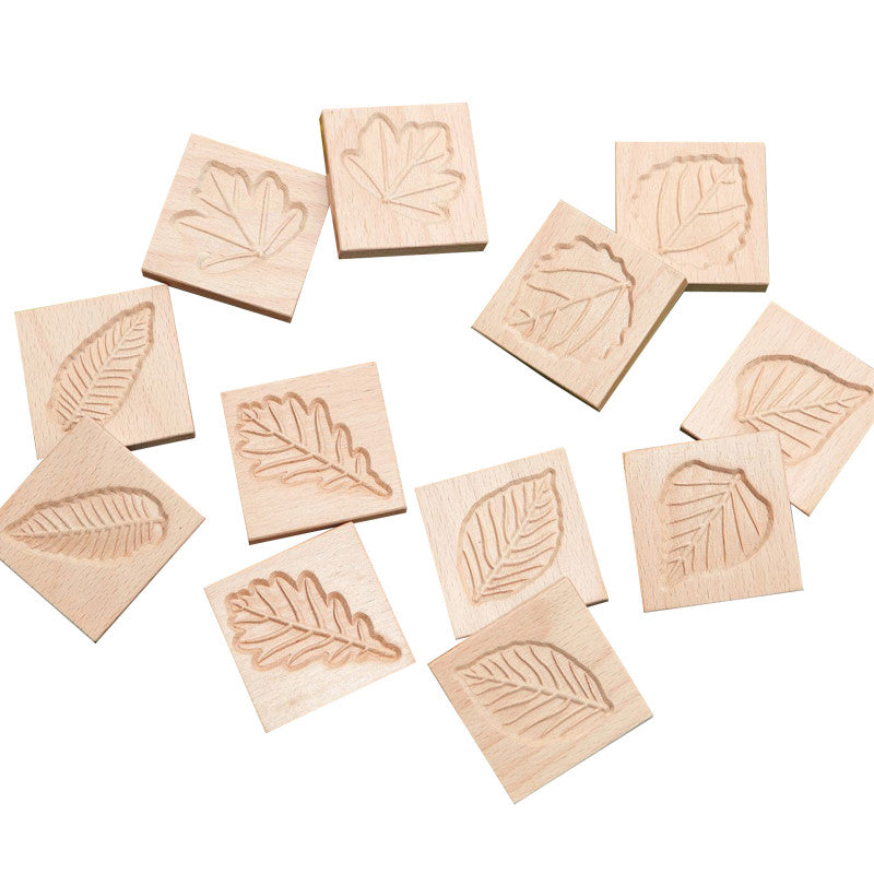 YELLOW DOOR - Match Me: Sensory Leaf Tiles, Set of 12