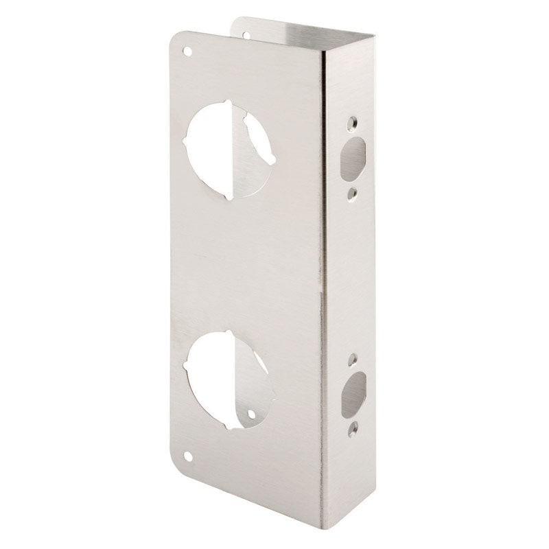 PRIME-LINE - Prime-Line 10.875 in. H X 3.875 in. L Brushed Stainless Steel Stainless Steel Door Guard