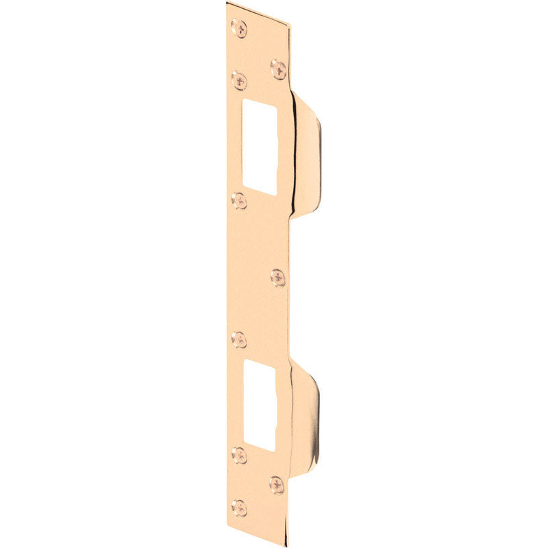 PRIME-LINE - Prime-Line 11 in. H X 1.625 in. L Brass-Plated Steel Door Strike