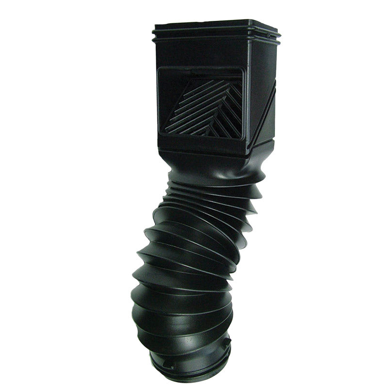 INVISAFLOW - Invisaflow FlexGrate 2 in. W X 4 in. L Black Plastic Downspout Filter