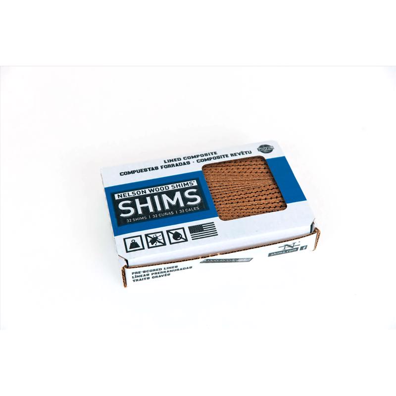 NELSON COMPOSITES - Nelson 1.25 in. W X 7.75 in. L Wood Composite Shims 32 pk