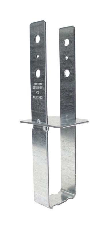 SIMPSON STRONG-TIE - Simpson Strong-Tie 16.69 in. H X 3.94 in. W 7 Ga. Galvanized Steel Column Base [CB46]