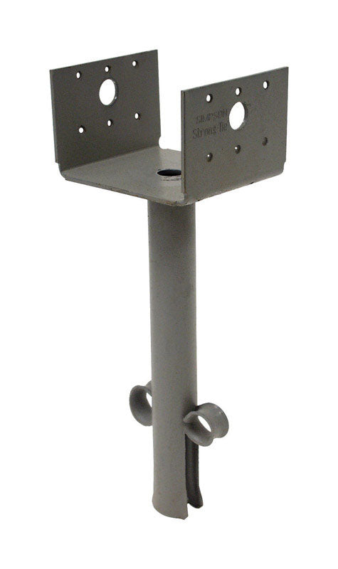 SIMPSON STRONG-TIE - Simpson Strong-Tie 10.31 in. H X 3.56 in. W 12 Ga. Steel Elevated Post Base