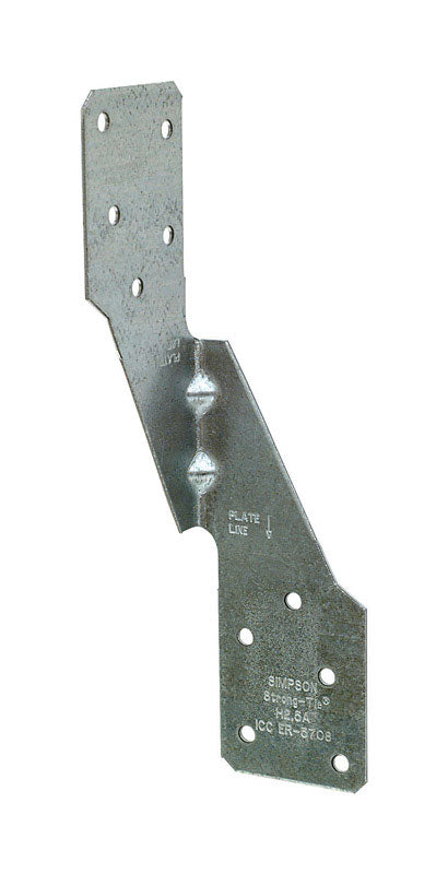 SIMPSON STRONG-TIE - Simpson Strong-Tie 6 in. H X 1.69 in. W 18 Ga. Galvanized Steel Hurricane Tie