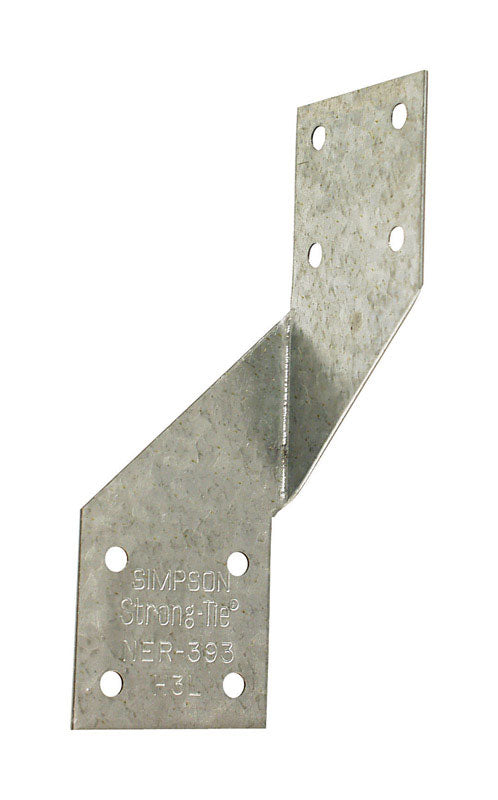 SIMPSON STRONG-TIE - Simpson Strong-Tie 4.63 in. H X 1.69 in. W 18 Ga. Galvanized Steel Hurricane Tie