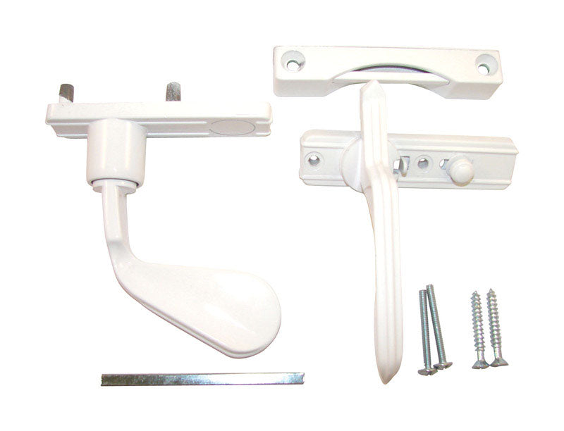 BARTON KRAMER - Barton Kramer White White Metal InSwing Latch 1 pk