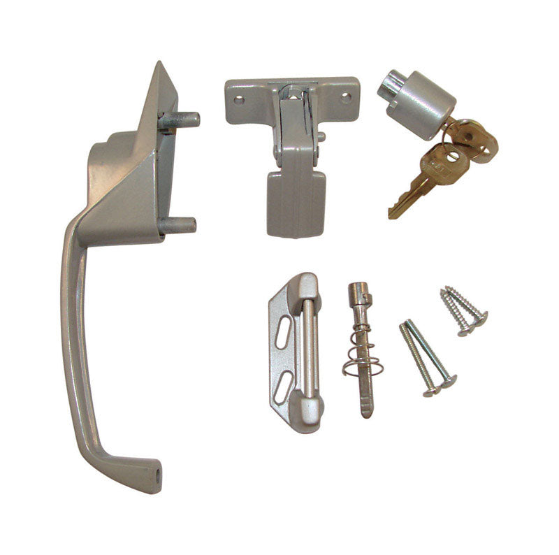 BARTON KRAMER - Barton Kramer Matte Screen Door Handle With Key