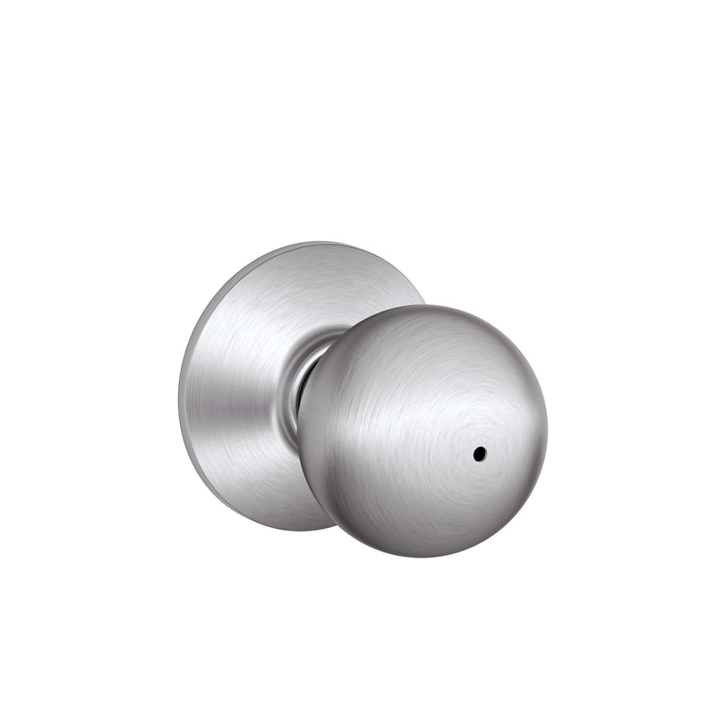 SCHLAGE - Schlage Orbit Satin Chrome Privacy Lockset 1-3/4 in.