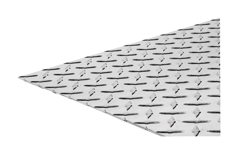 BOLTMASTER - Boltmaster 0.1 in. X 12 in. W X 24 in. L Bright Aluminum Tread Plate