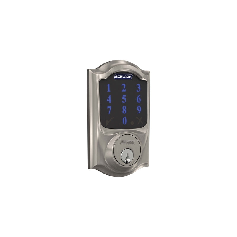 SCHLAGE - Schlage Satin Nickel Zinc Deadbolt w/Alarm