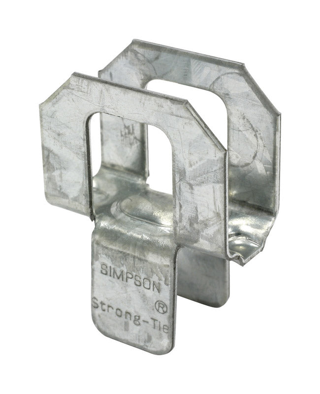 SIMPSON STRONG-TIE - Simpson Strong-Tie 1.31 in. H X 1 in. W 20 Ga. Plywood Panel Sheathing Clip