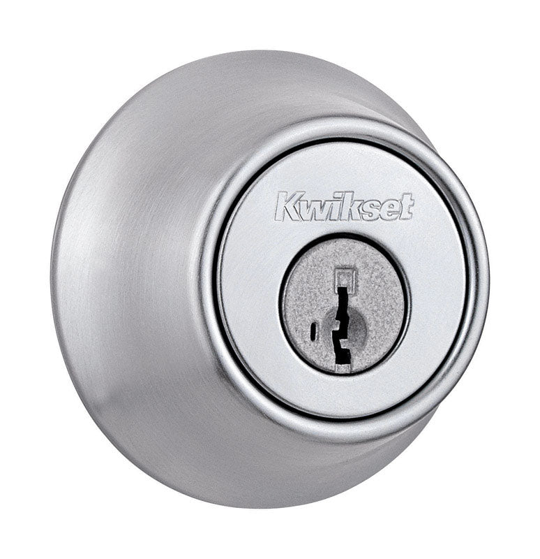 KWIKSET - Kwikset Chrome Metal Deadbolt