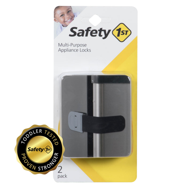 SAFETY 1ST - Safety 1st Black Plastic Appliance Latch 2 pk