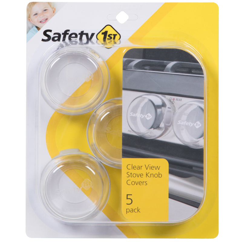 SAFETY 1ST - Safety 1st Clear Plastic Stove Knob Covers 5 pk