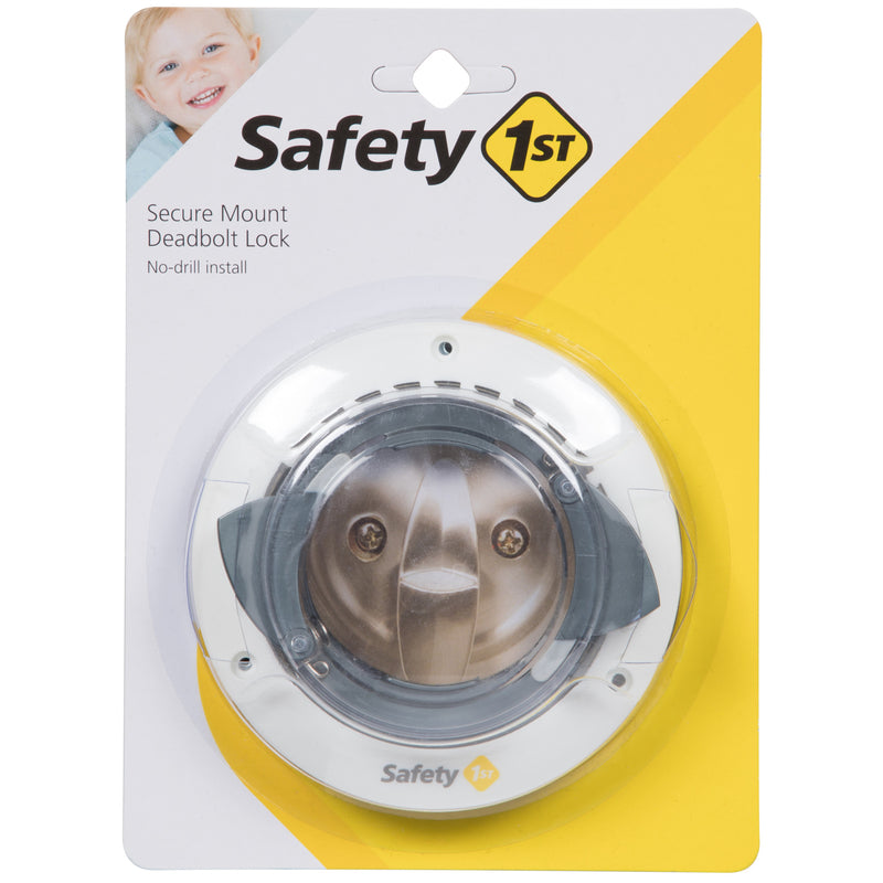 SAFETY 1ST - Safety 1st White Plastic Secure Mount Deadbolt Lock 1 pk