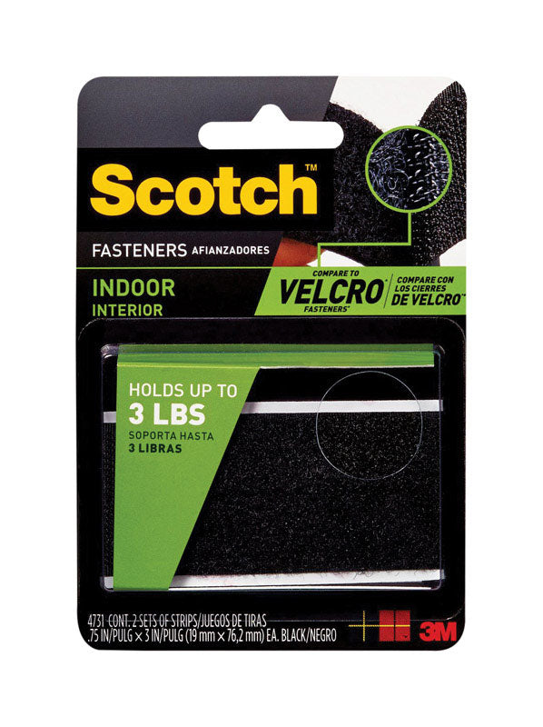 SCOTCH - Scotch Medium Foam Hook and Loop Fastener 3 in. L 2 pk [RF4731]