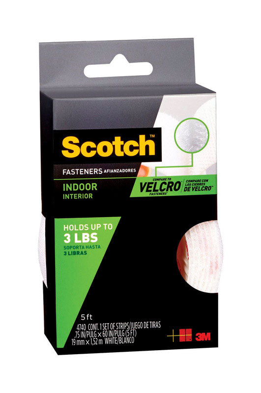 SCOTCH - Scotch Medium Foam Hook and Loop Fastener 60 in. L 1 pk [RF4740]