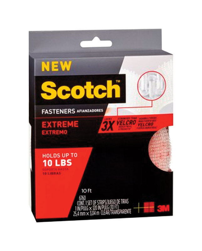 SCOTCH - Scotch Extreme Medium Foam Hook and Loop Fastener 120 in. L 2 pk