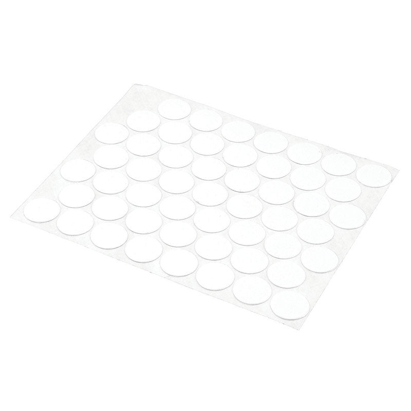 PRIME-LINE - Prime-Line Round Plastic Screw Hole Cover 9/16 in. D X 0.3 in. L 53 pk White