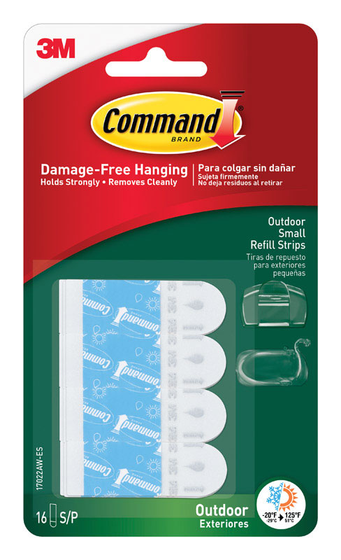 COMMAND - 3M Command Small Foam Refill Strips 1.813 in. L 16 pk - Case of 6