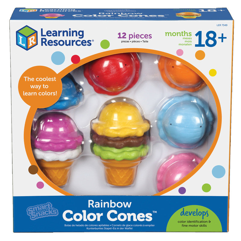 LEARNING RESOURCES - Smart Snacks® Rainbow Color Cones™