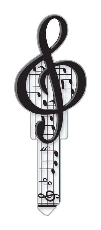 LUCKY LINE - Lucky Line Key Shapes Music House Key Blank KW1/11 Double For Kwikset - Case of 5