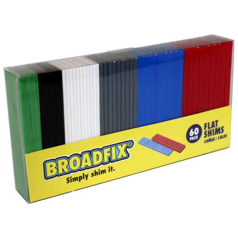 BROADFIX - Broadfix 1.13 in. W X 4 in. L Plastic Shim 60 pk