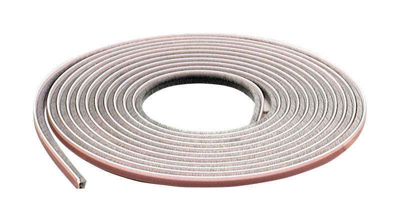 M-D BUILDING PRODUCTS - M-D Gray Pile Weatherstrip For Doors and Windows 17 ft. L X 7/32 in.