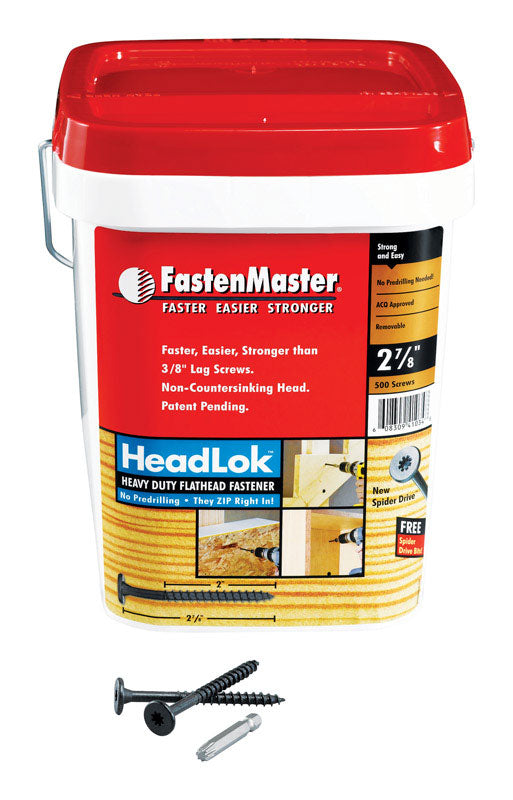 FASTENMASTER - FastenMaster HeadLok No. 10 X 2-7/8 in. L Spider Epoxy Wood Screws 500 pk