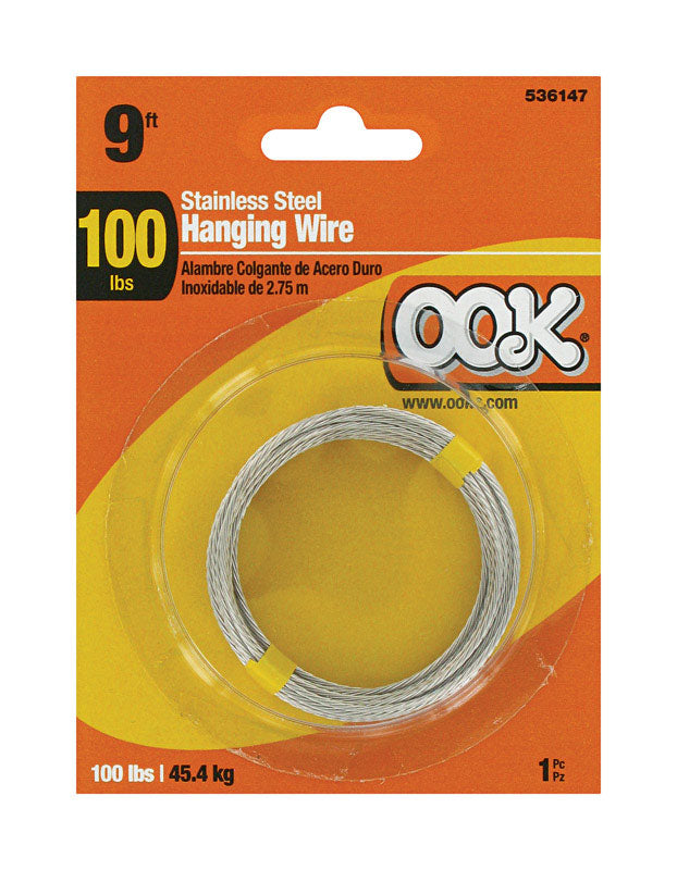 OOK - Ook Silver Picture Wire 100 lb 1 pk - Case of 12