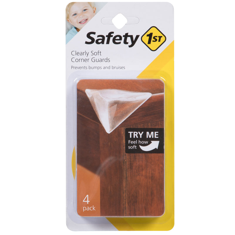 SAFETY 1ST - Safety 1st Clear Soft Rubber Corner Bumpers 4 pk - Case of 4