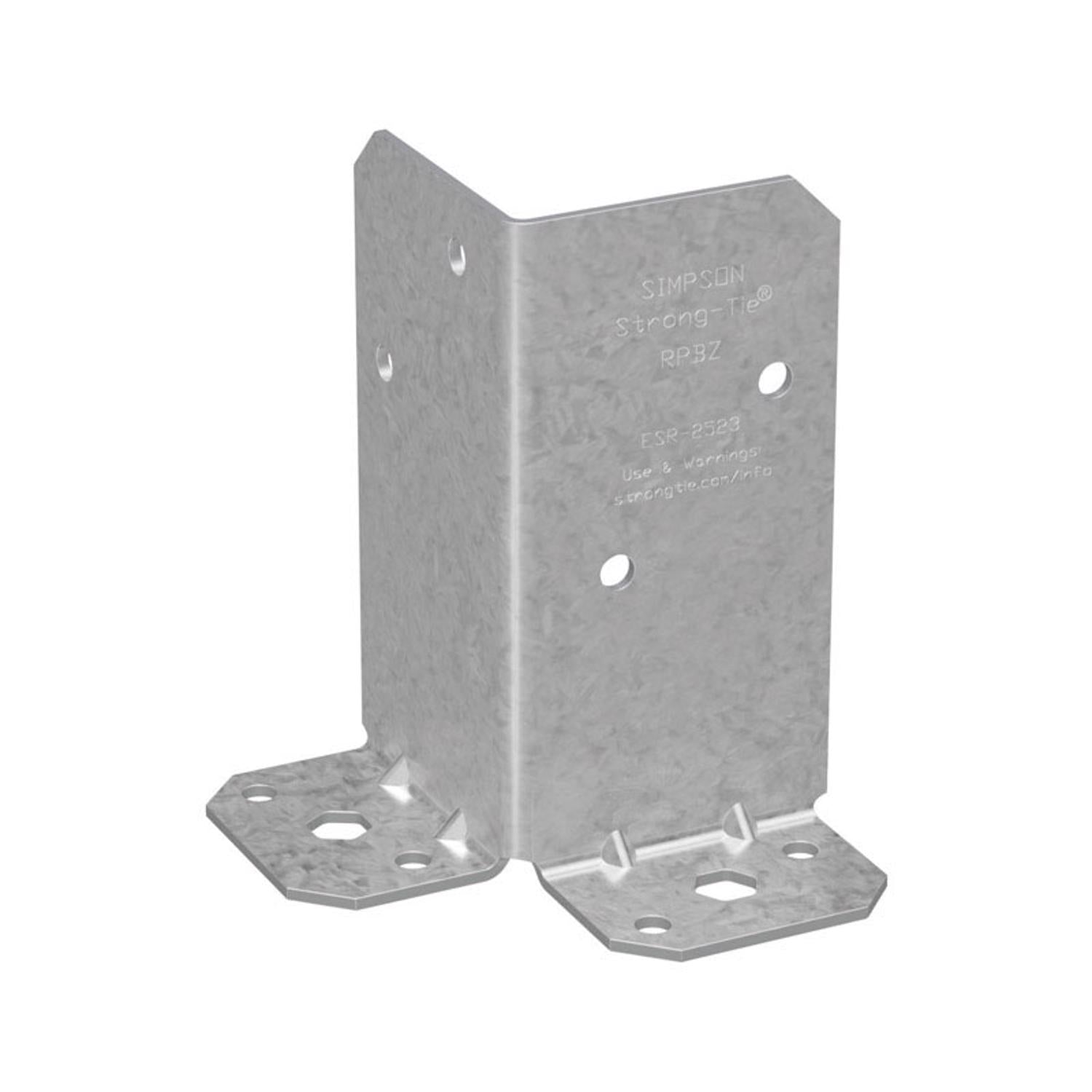 Simpson Strong-Tie ZMax Silver Steel Bracket 12 Ga. 5.101 in. L - Case of 12
