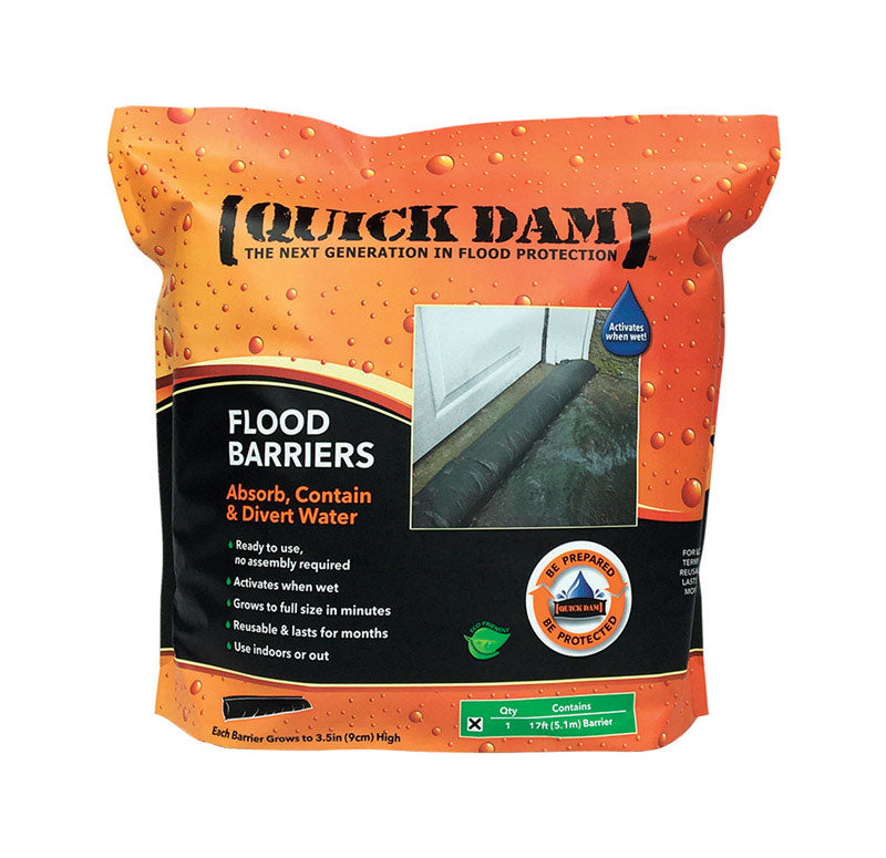 QUICK DAM - Quick Dam 3.5 in. H X 6.5 in. W X 204 in. L Flood Barrier 1 pk