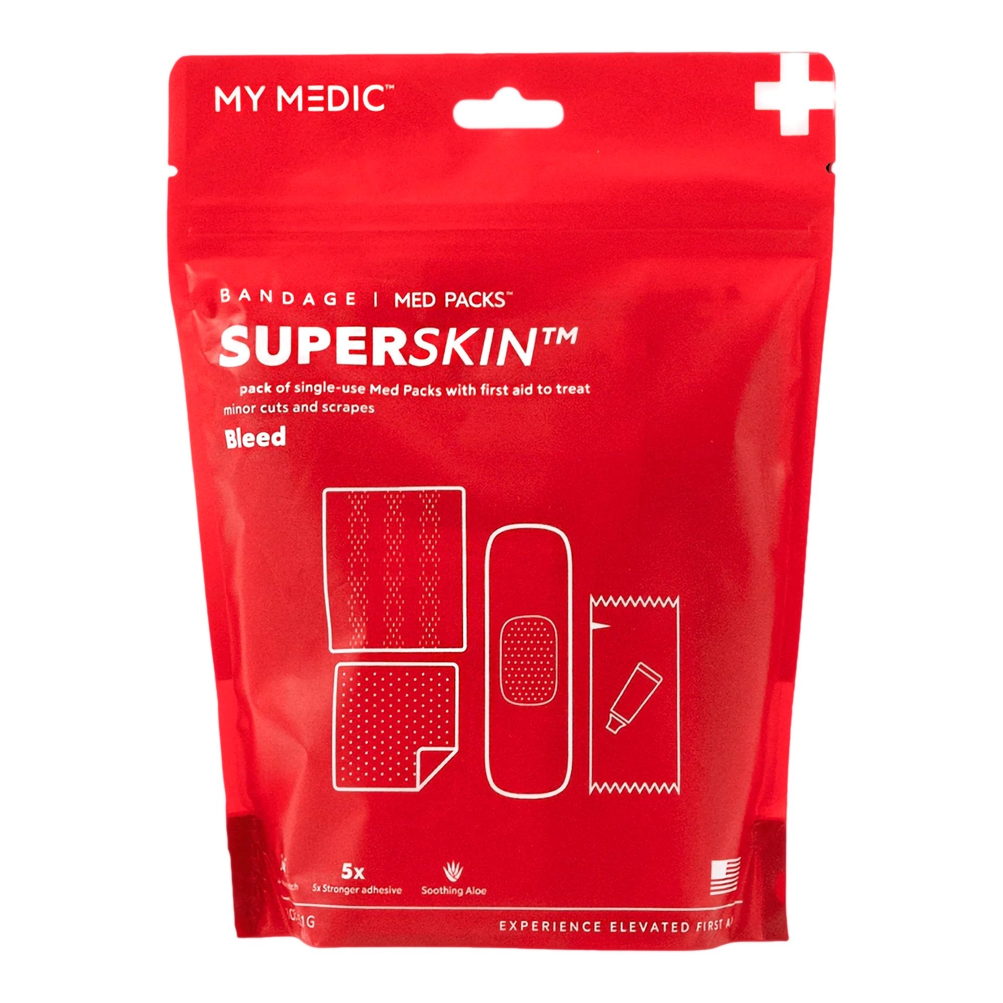 MyMedic - First Aid Kit My Medic™ MED PACKS SuperSkin Plastic Pouch [1/EA] (1207737_EA)