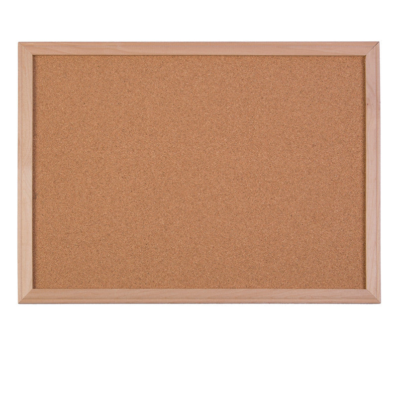 CRESTLINE PRODUCTS - Wood Framed Cork Board, 18" x 24"
