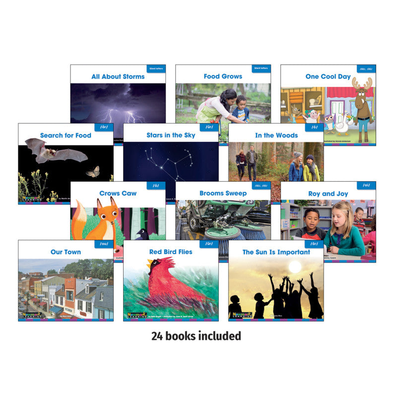 NEWMARK LEARNING - Decodable Readers Grade 2 Diphthongs and Complex Vowels, 24 Books
