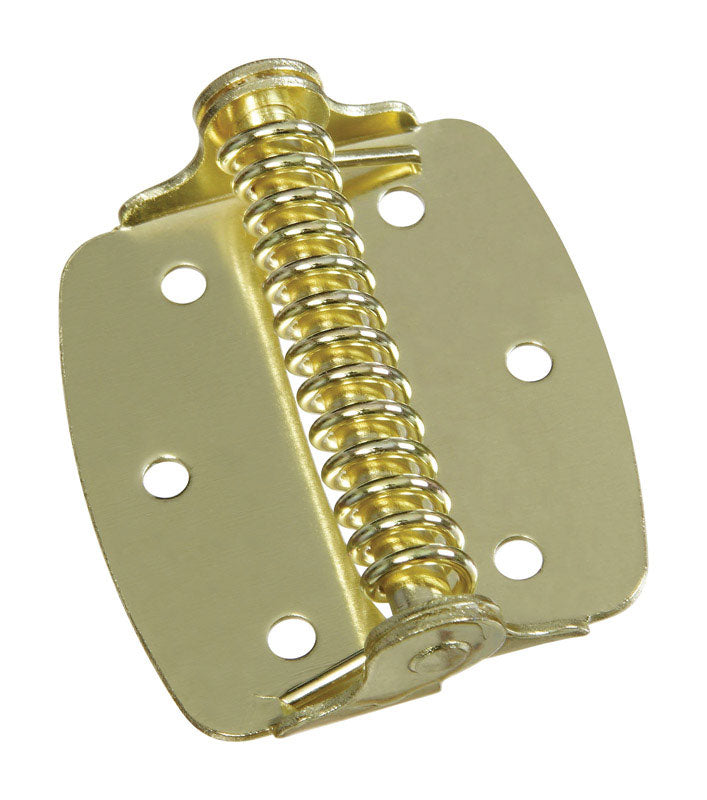 NATIONAL HARDWARE - National Hardware 2 in. L Brass-Plated Self-Closing Spring Hinge 2 pk