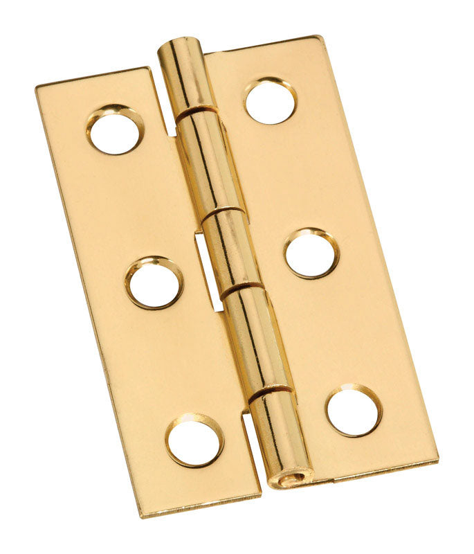 NATIONAL HARDWARE - National Hardware 2 in. L Solid Brass Narrow Hinge 1 pk
