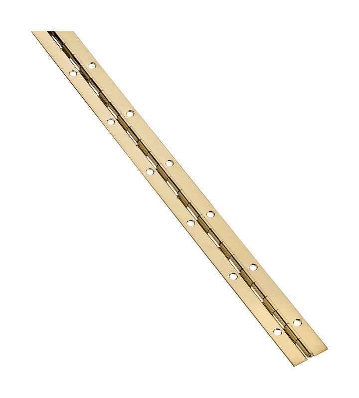 NATIONAL HARDWARE - National Hardware 48 in. L Brass Continuous Hinge 1 pk