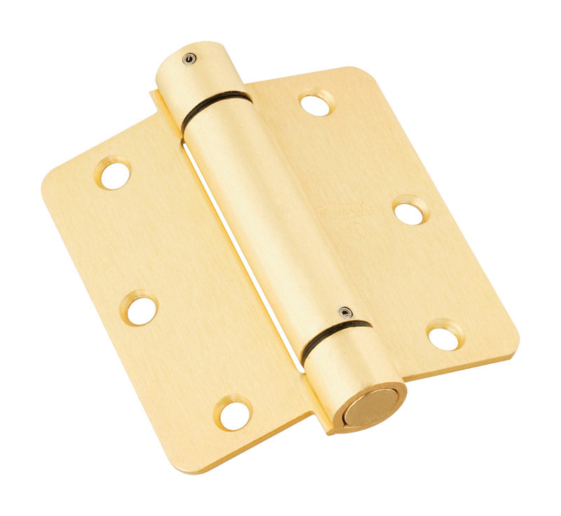 NATIONAL HARDWARE - National Hardware 3-1/2 in. L Brass Spring Hinge 1 pk [N185-199]
