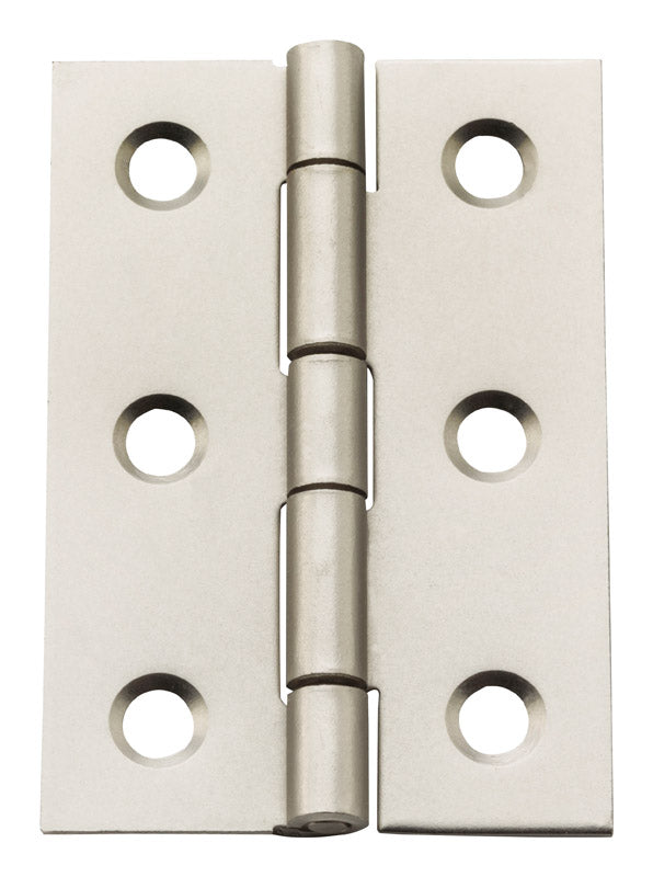 NATIONAL HARDWARE - National Hardware 2 in. L Satin Nickel Door Hinge 1 pk