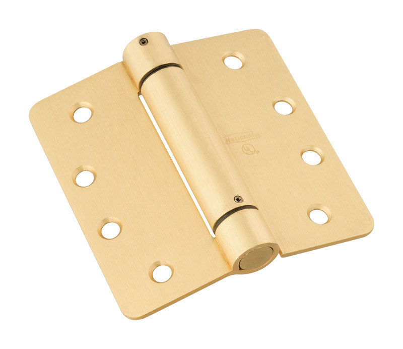 NATIONAL HARDWARE - National Hardware 4 in. L Brass Spring Hinge 1 pk [N185-207]