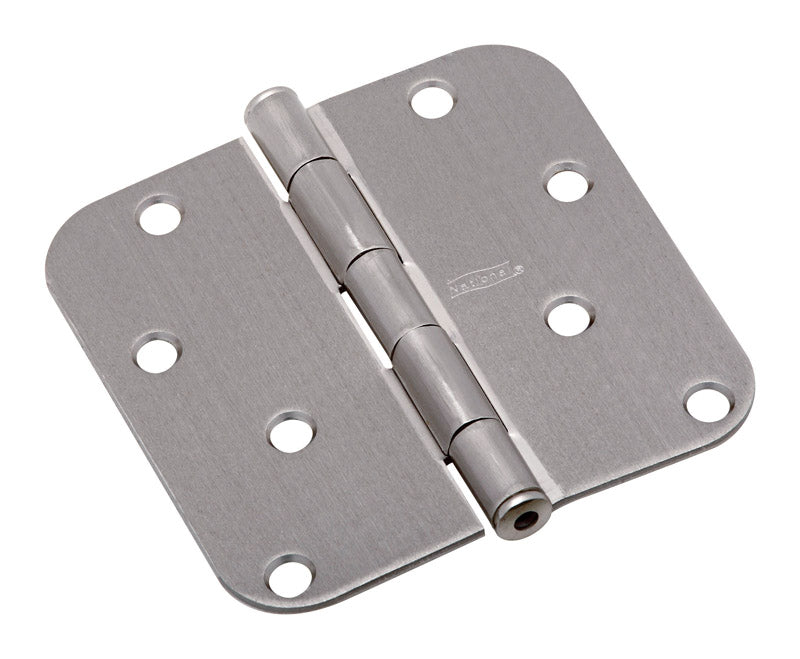 NATIONAL HARDWARE - National Hardware 4 in. L Satin Nickel Door Hinge 1 pk [N830-243]