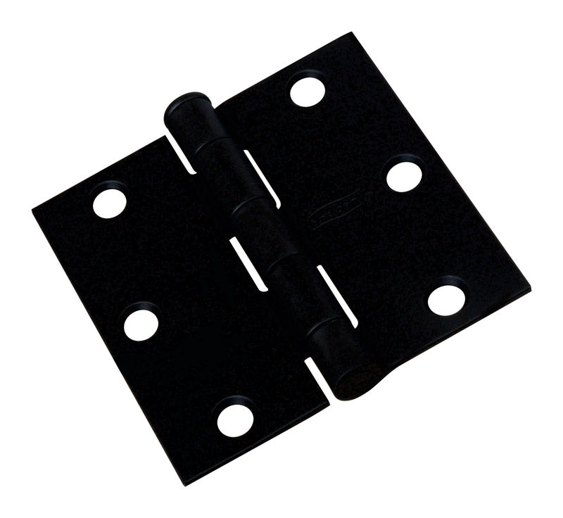 NATIONAL HARDWARE - National Hardware 3 in. L Black Door Hinge 1 pk