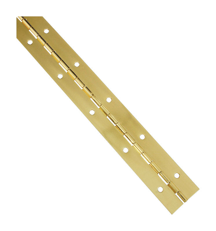 NATIONAL HARDWARE - National Hardware 12 in. L Brass-Plated Continuous Hinge 1 pk [N265-363]