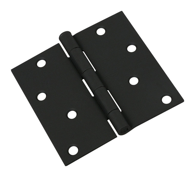 NATIONAL HARDWARE - National Hardware 4 in. L Black Door Hinge 1 pk