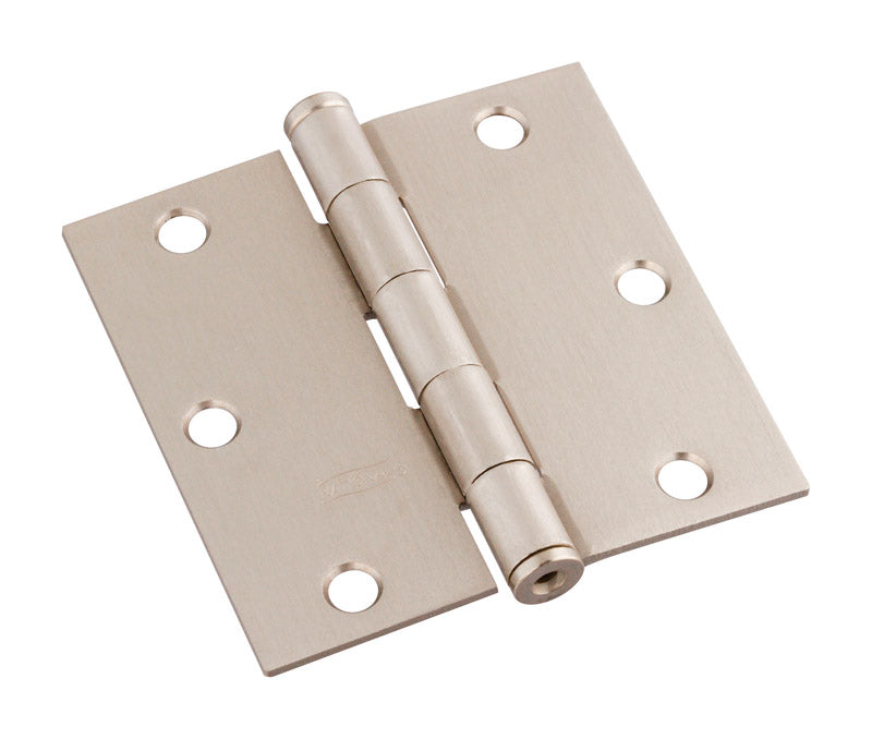 NATIONAL HARDWARE - National Hardware 3 in. L Satin Nickel Door Hinge 1 pk [N830-250]