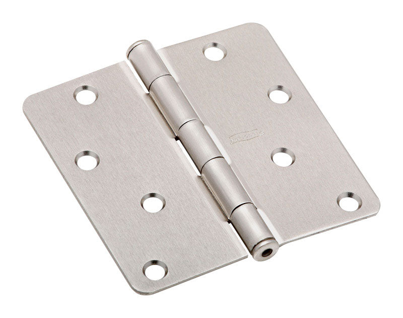 NATIONAL HARDWARE - National Hardware 4 in. L Satin Nickel Door Hinge 1 pk [N830-246]