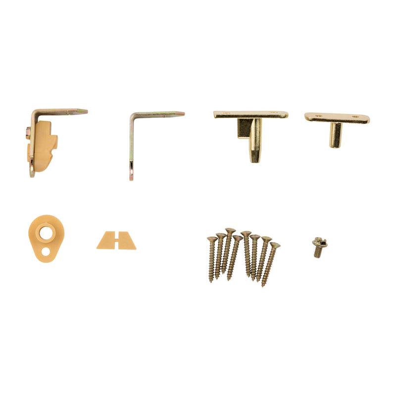 NATIONAL HARDWARE - National Hardware Swing N Stay Brass Cafe Door Hinge 1 pk