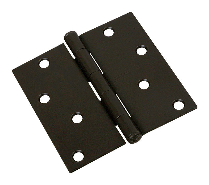 NATIONAL HARDWARE - National Hardware 4 in. L Oil Rubbed Bronze Door Hinge 1 pk [N830-204]